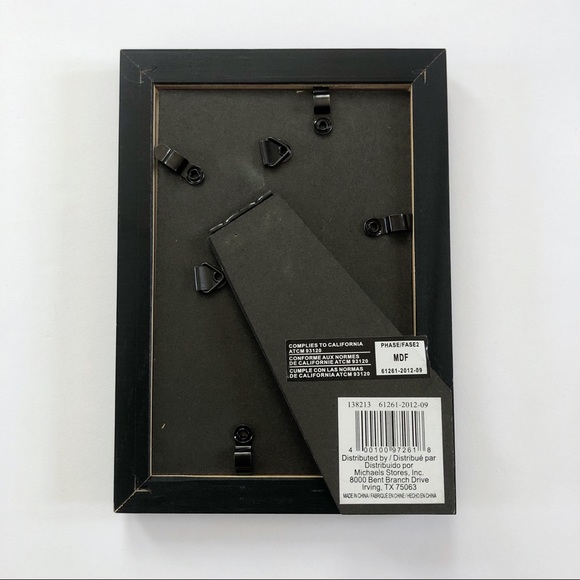 Studio Decor Black 4x6 Picture Frame - Picture 3 of 3